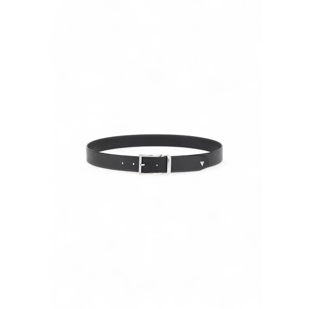 Guess Black Leather Belt