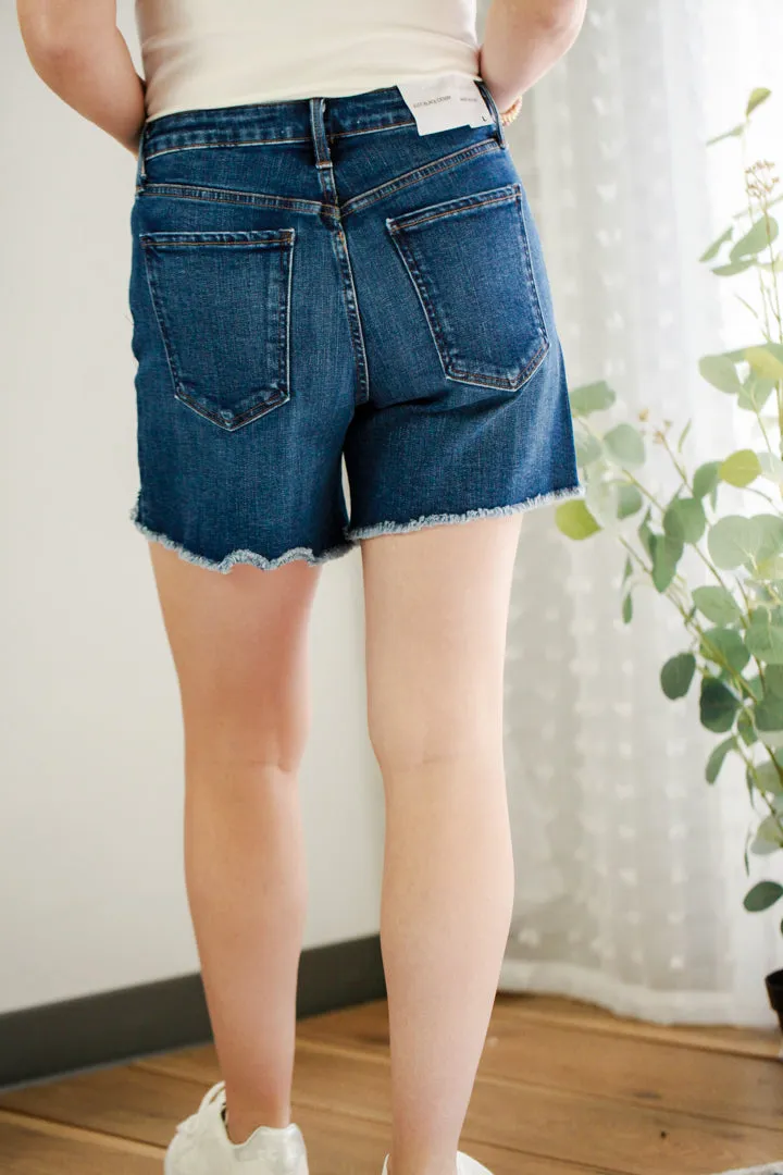 High-Low Hem Shorts