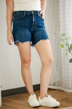 High-Low Hem Shorts