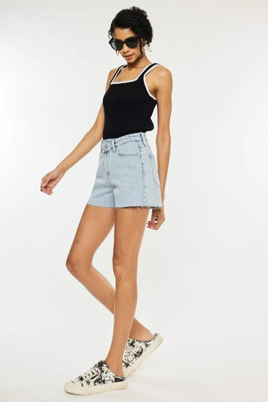 High Waisted Jean Shorts