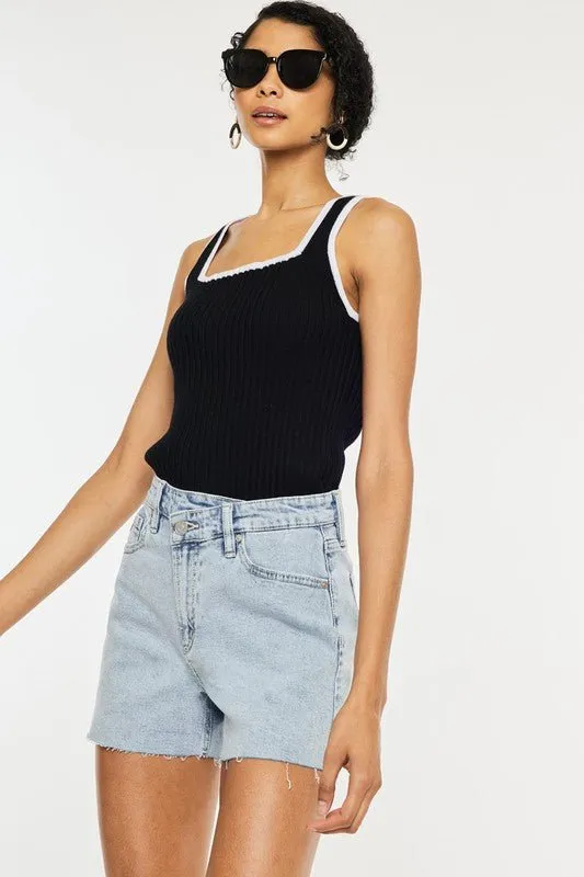 High Waisted Jean Shorts