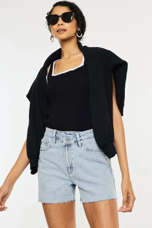 High Waisted Jean Shorts