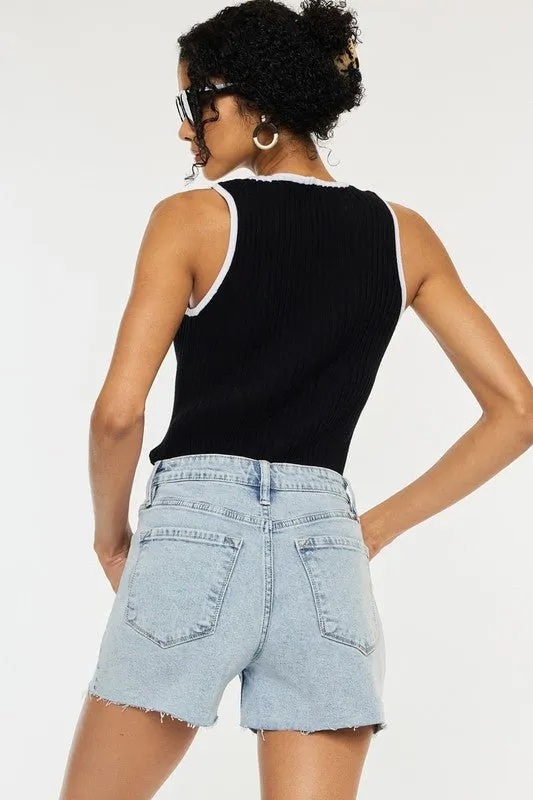 High Waisted Jean Shorts