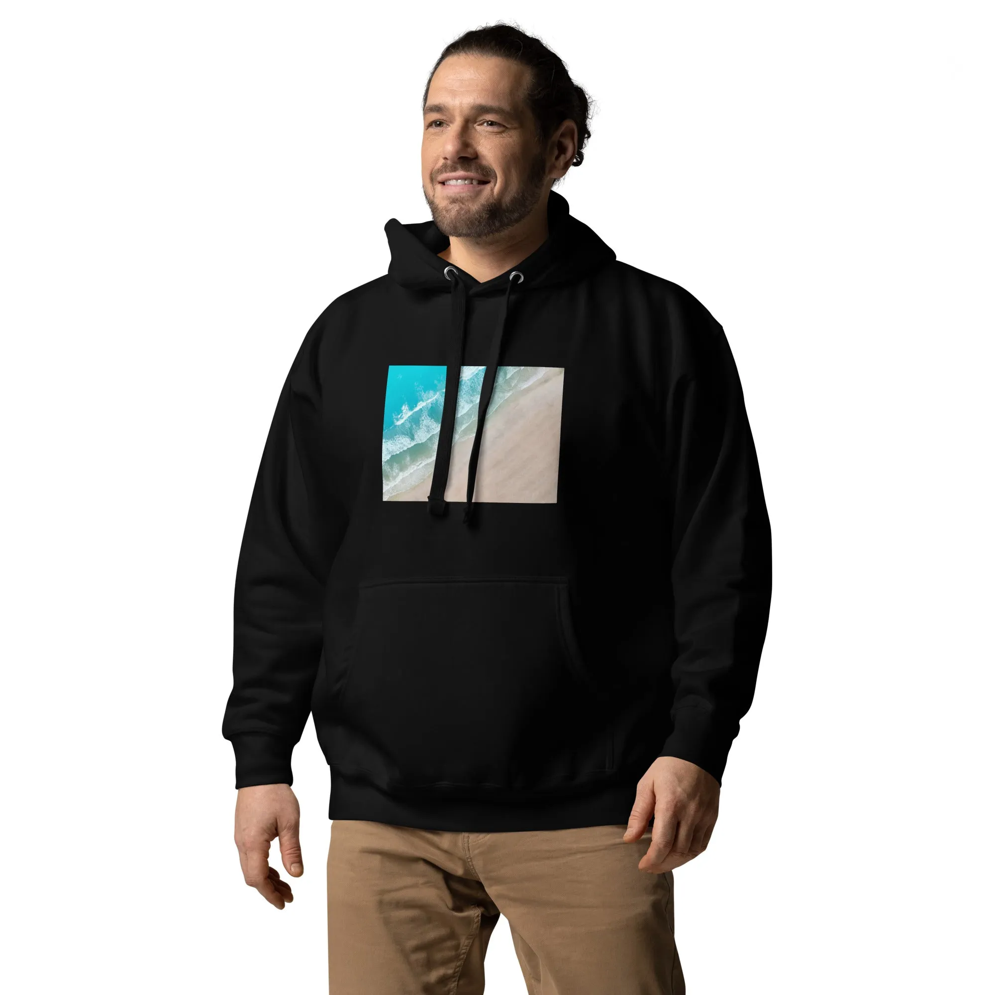 Hoodie Mens Designer (Hoodies Mens - Nature Seashore 009)