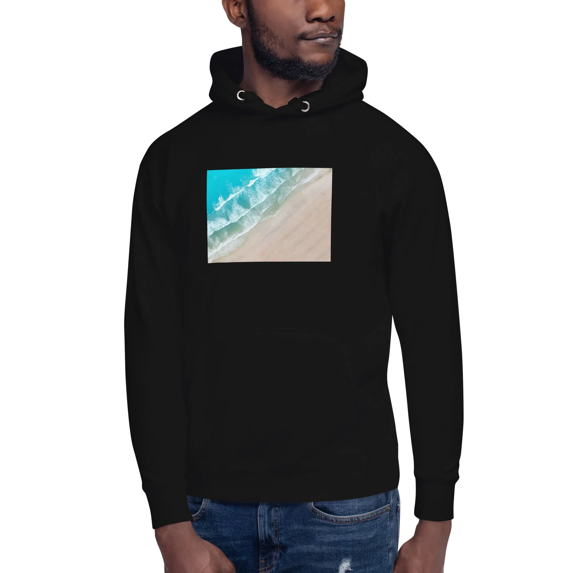 Hoodie Mens Designer (Hoodies Mens - Nature Seashore 009)