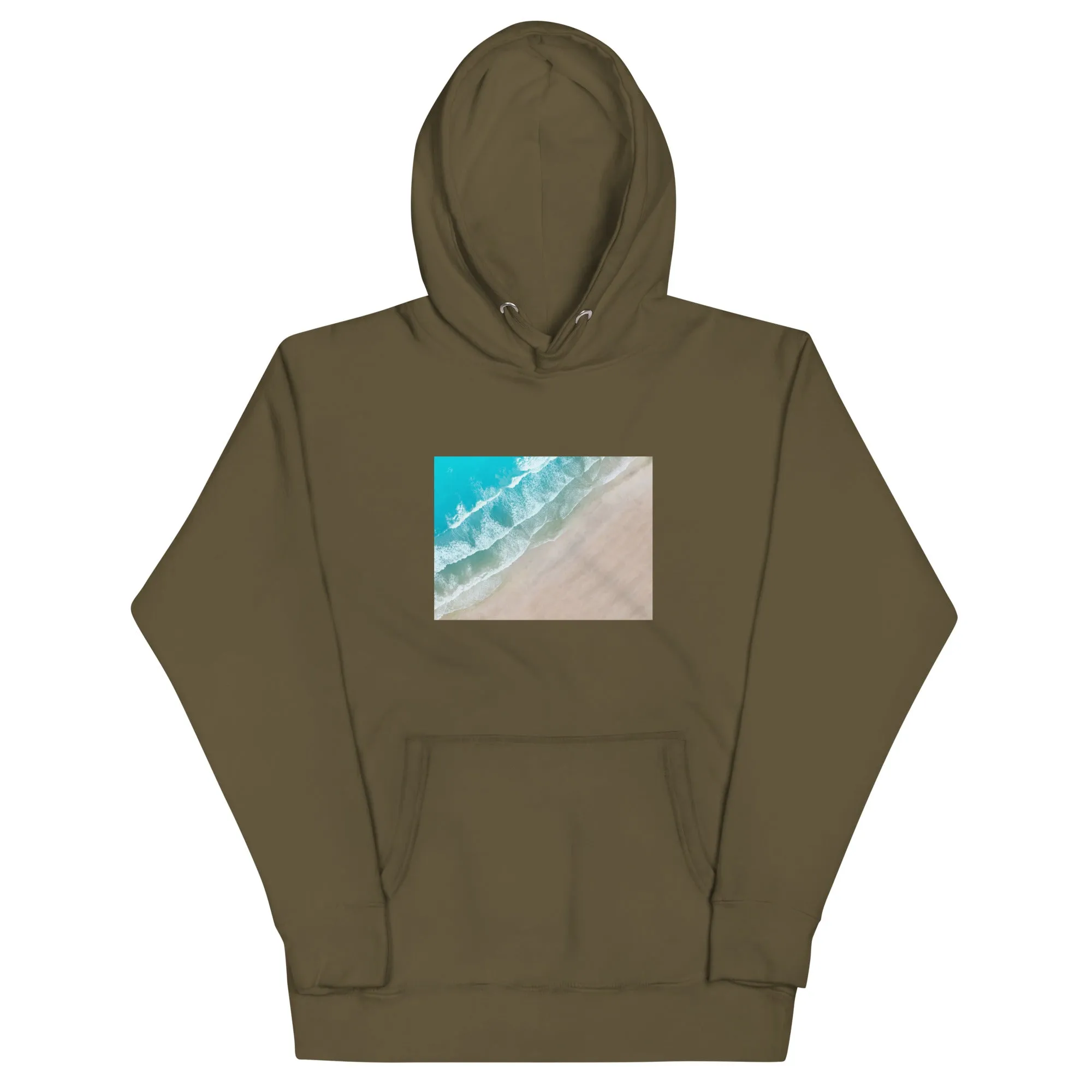 Hoodie Mens Designer (Hoodies Mens - Nature Seashore 009)