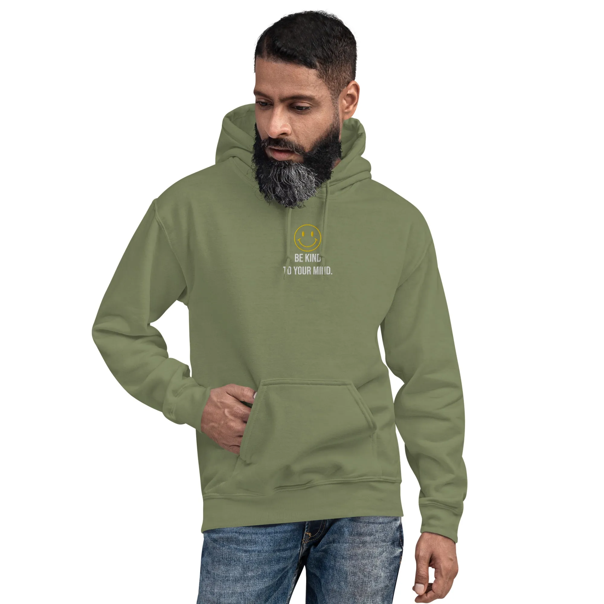 Hoodie Mens (Heavy Blend Hoodie Men's: Front Print - 004 Model)