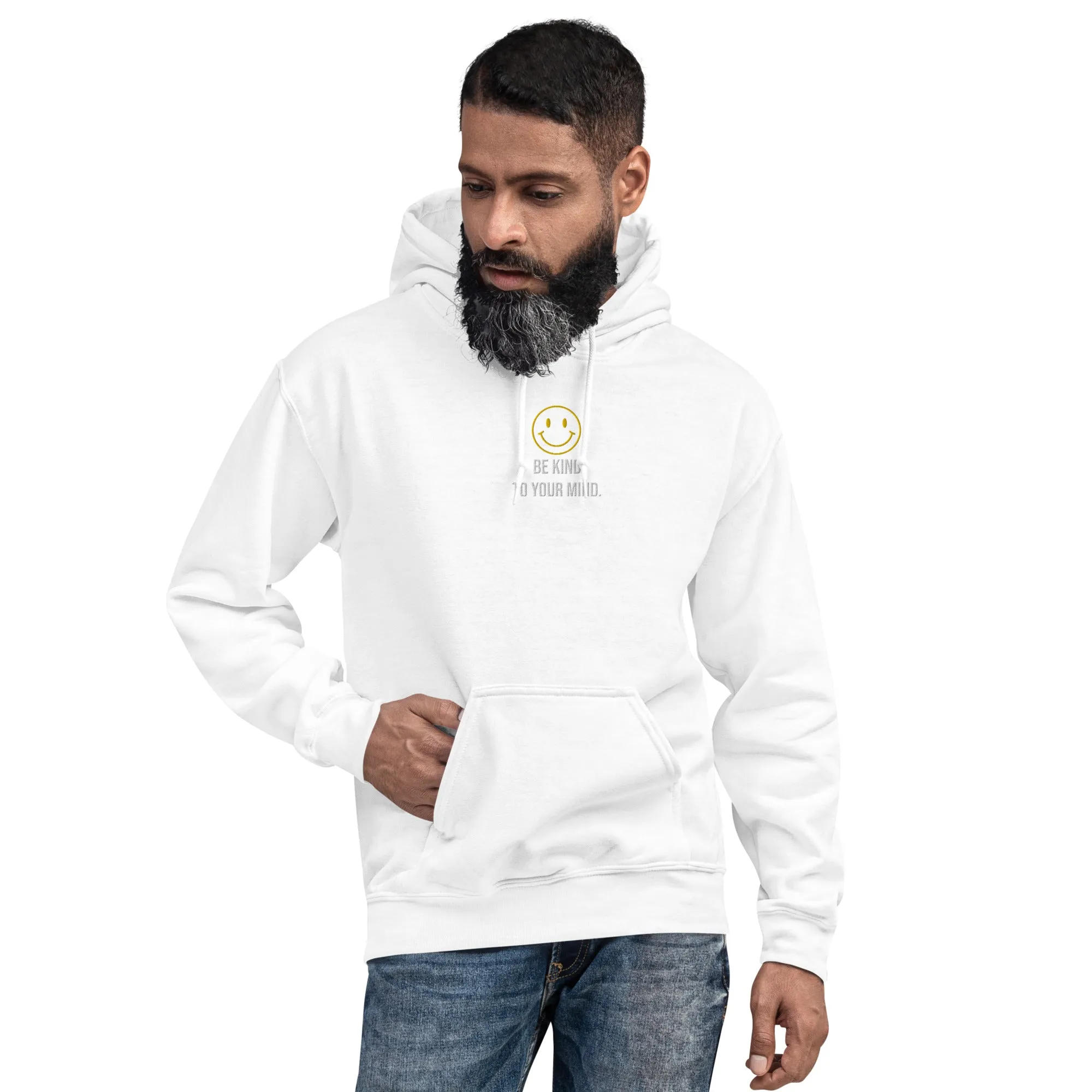 Hoodie Mens (Heavy Blend Hoodie Men's: Front Print - 004 Model)