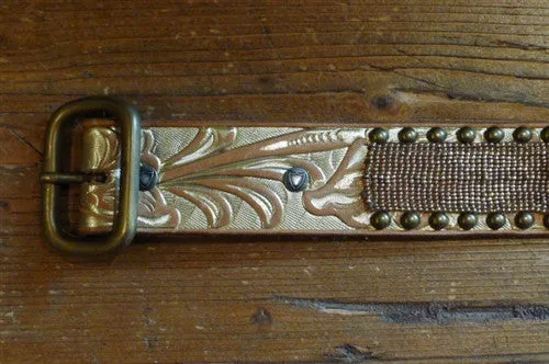 HTC Hollywood Trading Company New Arizona Belt- Gold