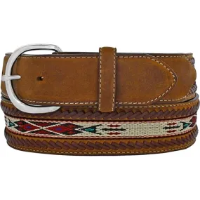Justin Laced Edge Ribbon Belt