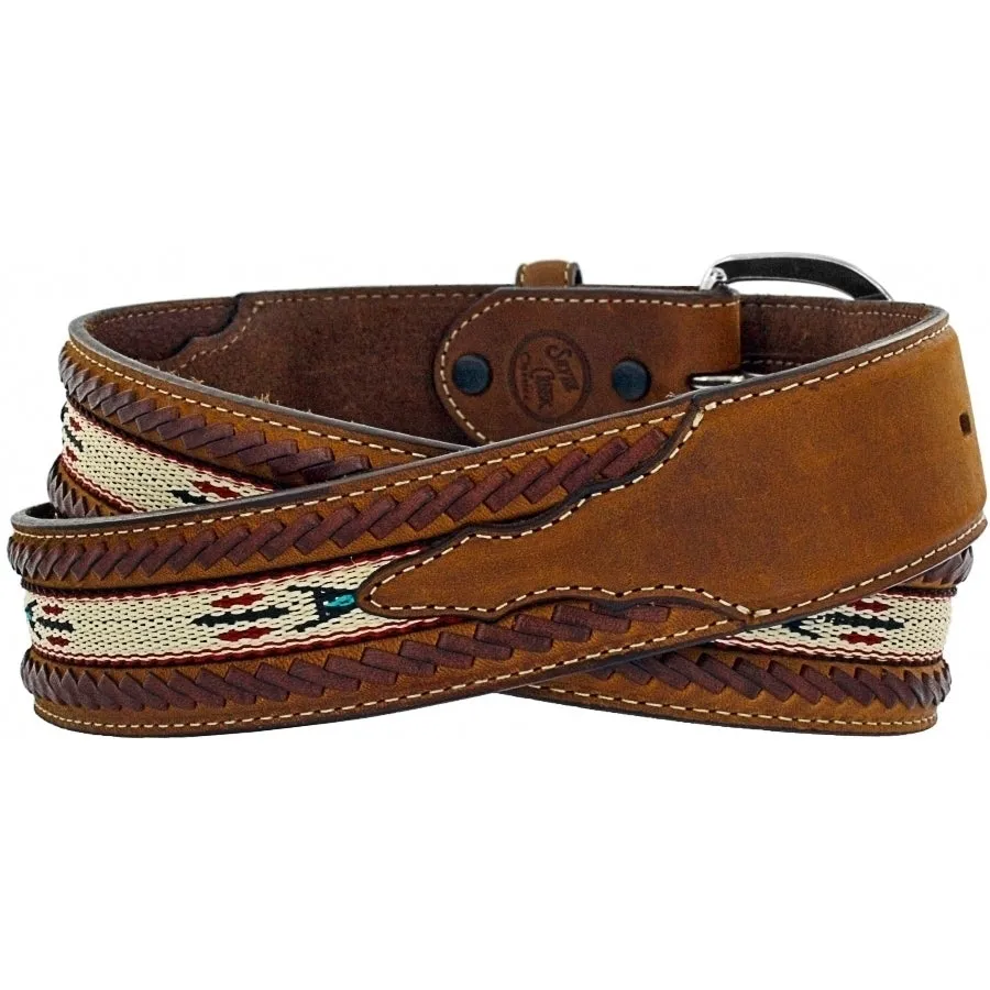 Justin Laced Edge Ribbon Belt