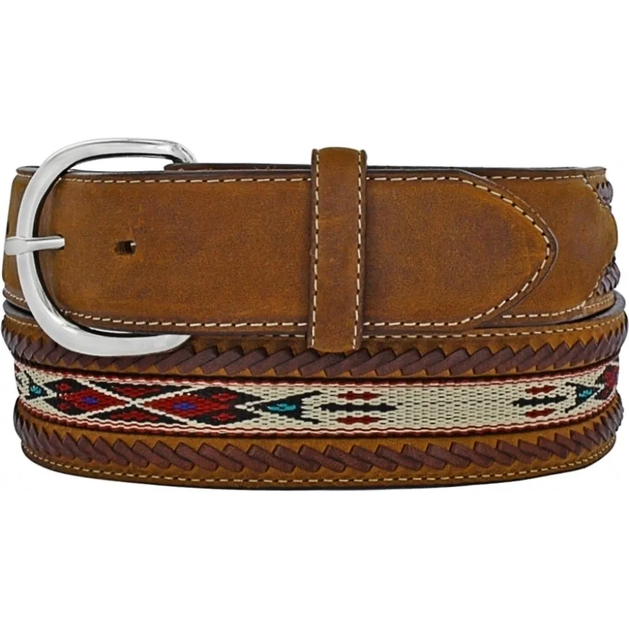 Justin Laced Edge Ribbon Belt