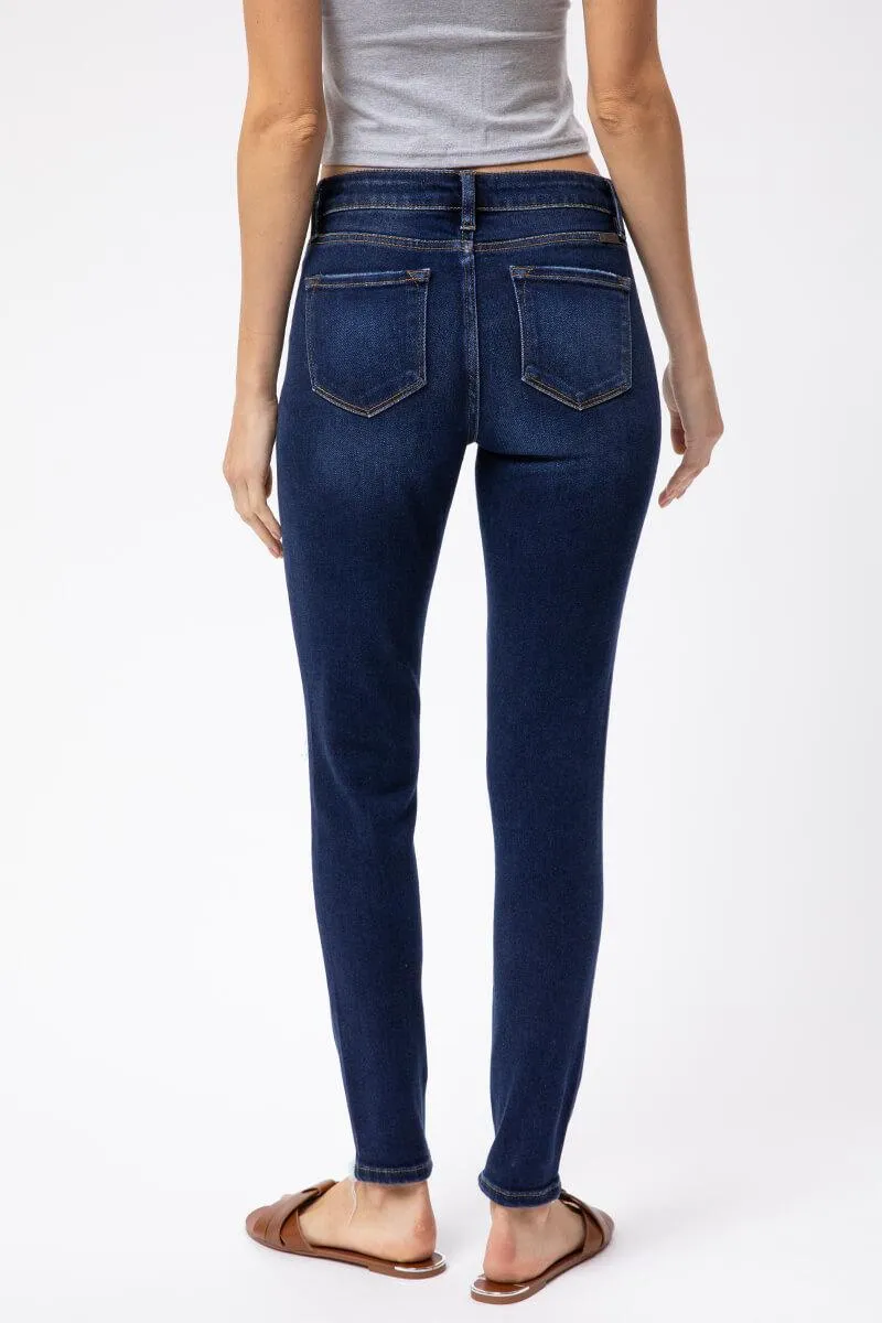 KanCan Mid Rise Distressed Super Skinny