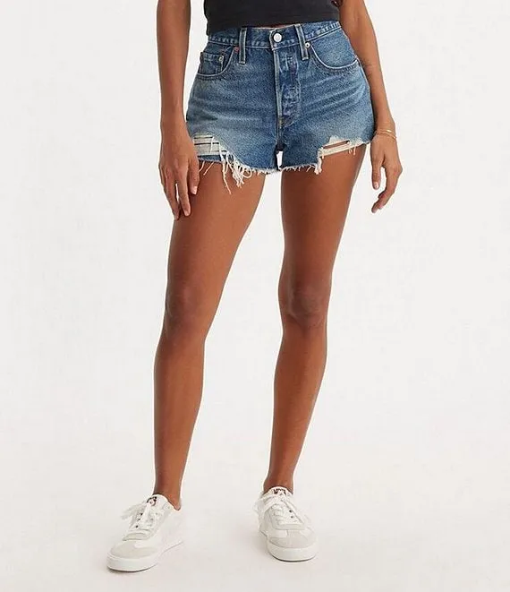 Levi's 501 Original Fit High Rise Women's Shorts - DARN IT NOW