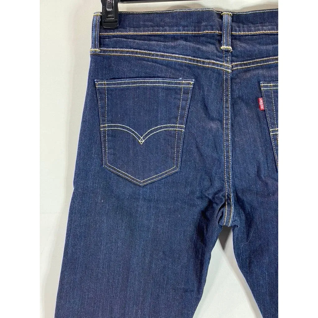 LEVI'S Men's Dark Blue 510 Skinny-Fit Five-Pocket Jeans SZ 34X34