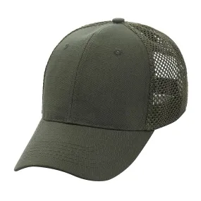 M-Tac Tactical Baseball Cap - Adjustable Military Workout Ball Cap, Ripstop Mesh Hats for Men and Women