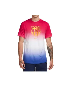 Men's Barcelona Crest Nike White T-Shirt