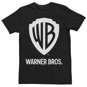 Men's blue T-shirt with Warner Bros logo. Licensed Character