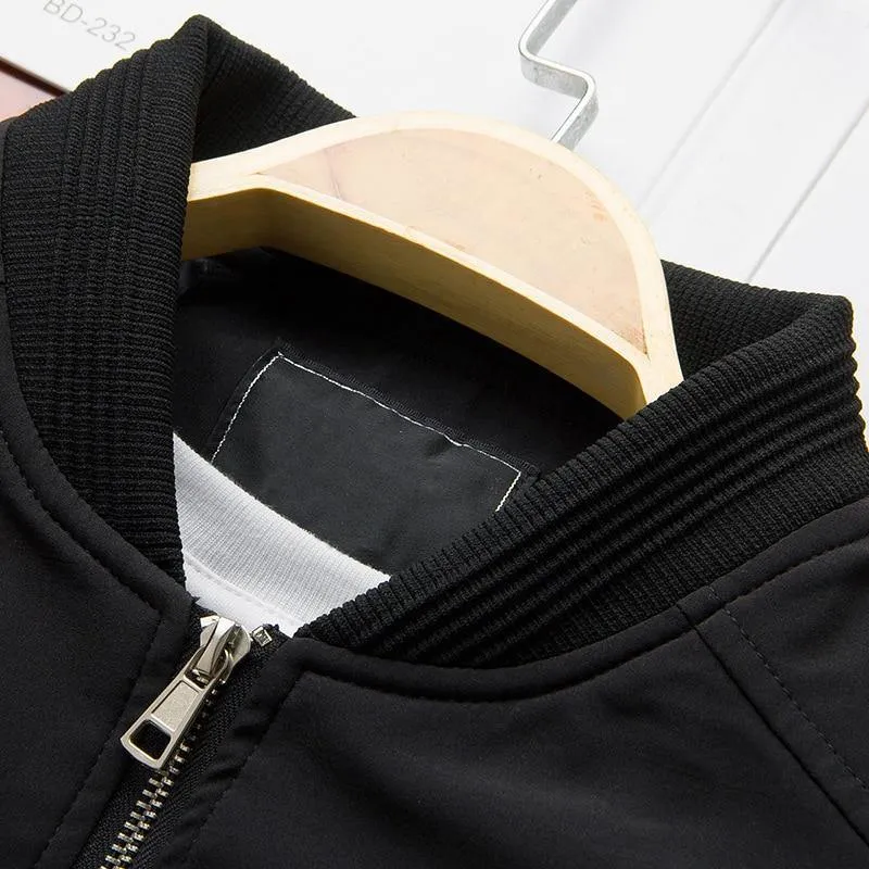 Men's Casual Slim Fit Bomber Jacket