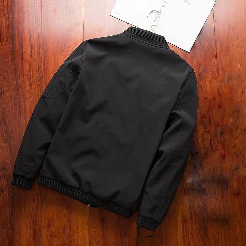 Men's Casual Slim Fit Bomber Jacket
