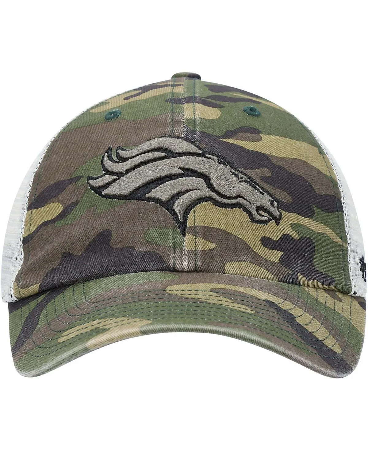 Men's Denver Broncos Branson MVP Trucker Snapback '47 Brand Camo Cap