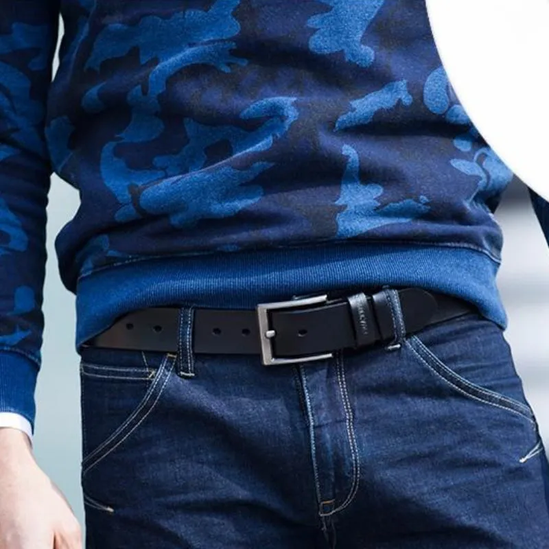Men's Genuine Leather Luxury Vintage Style Belt