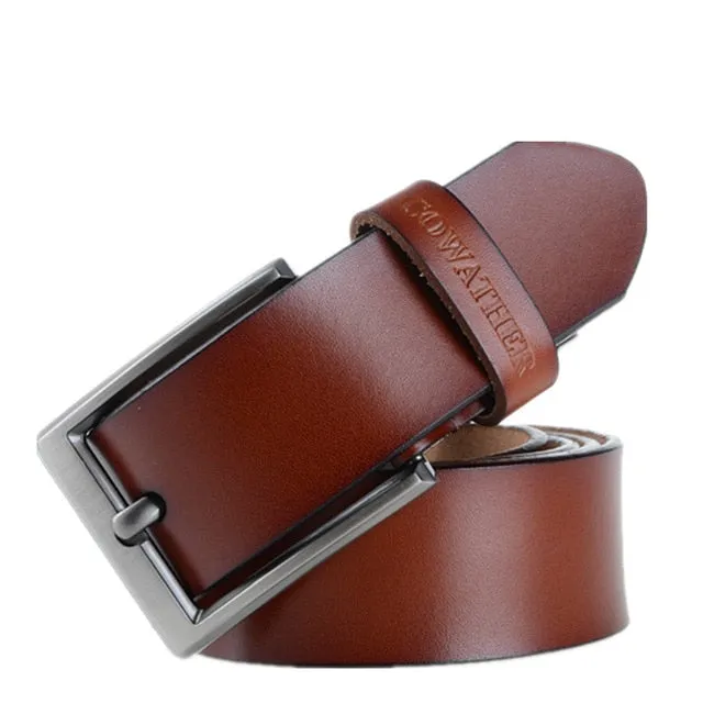 Men's Genuine Leather Luxury Vintage Style Belt