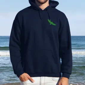 Men's Hooded Sweatshirt with Flying Eagle