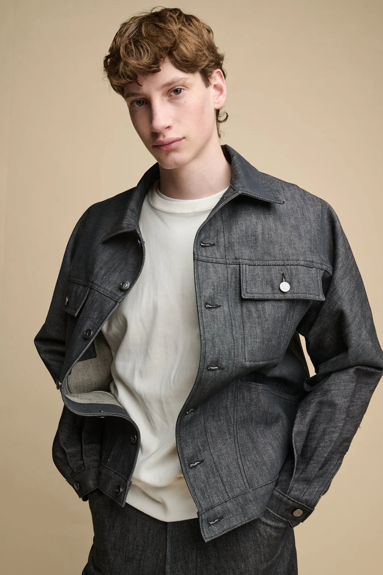 Men's Joe Denim Jacket - Black