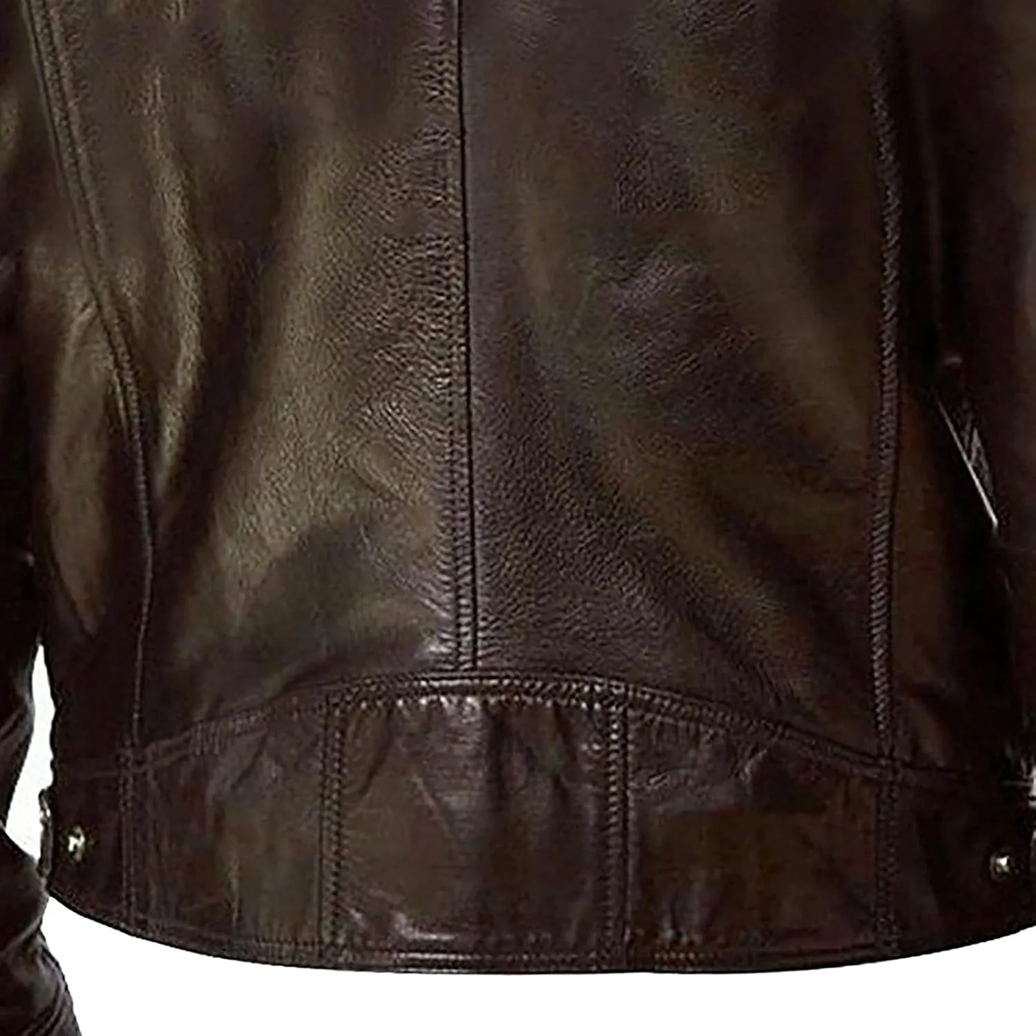Mens Leather Jacket Stylish Zip Up Stand Collar Fall Jacket Faux Leather Motocycle Coats Big And Tall Casual Outwear