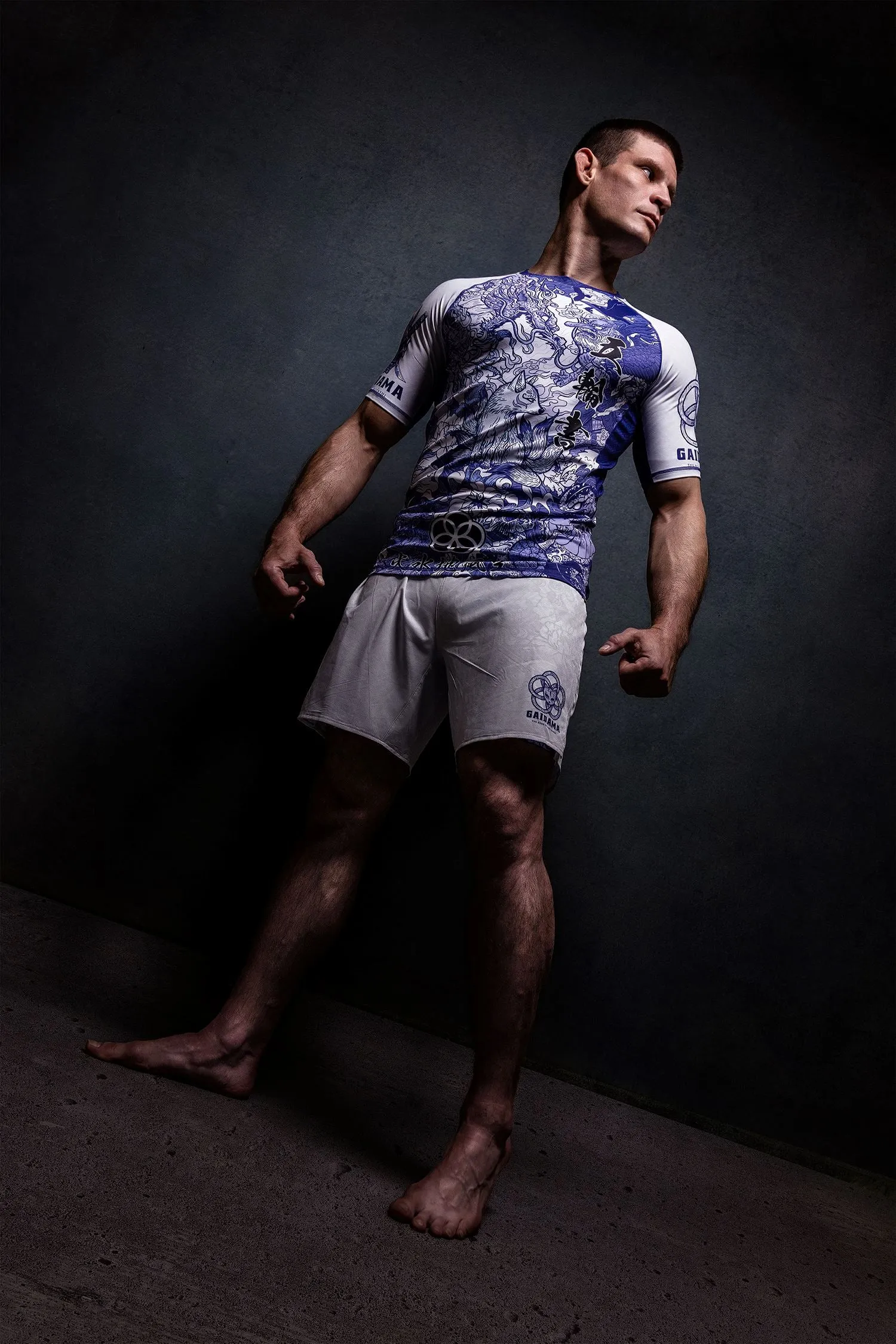 Men's Miyamoto Musashi Art Wear Jiu Jitsu Board Shorts - 2023 Edition