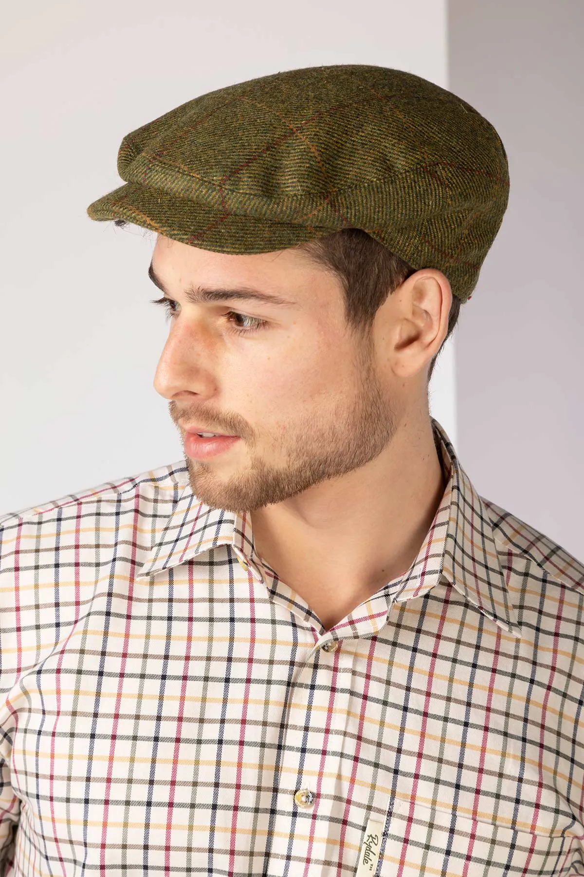 Men's Poacher Tweed Flat Cap