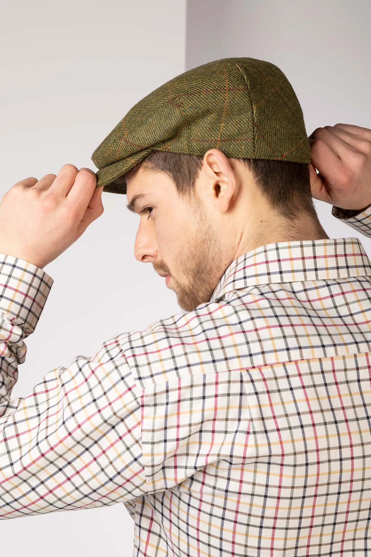 Men's Poacher Tweed Flat Cap
