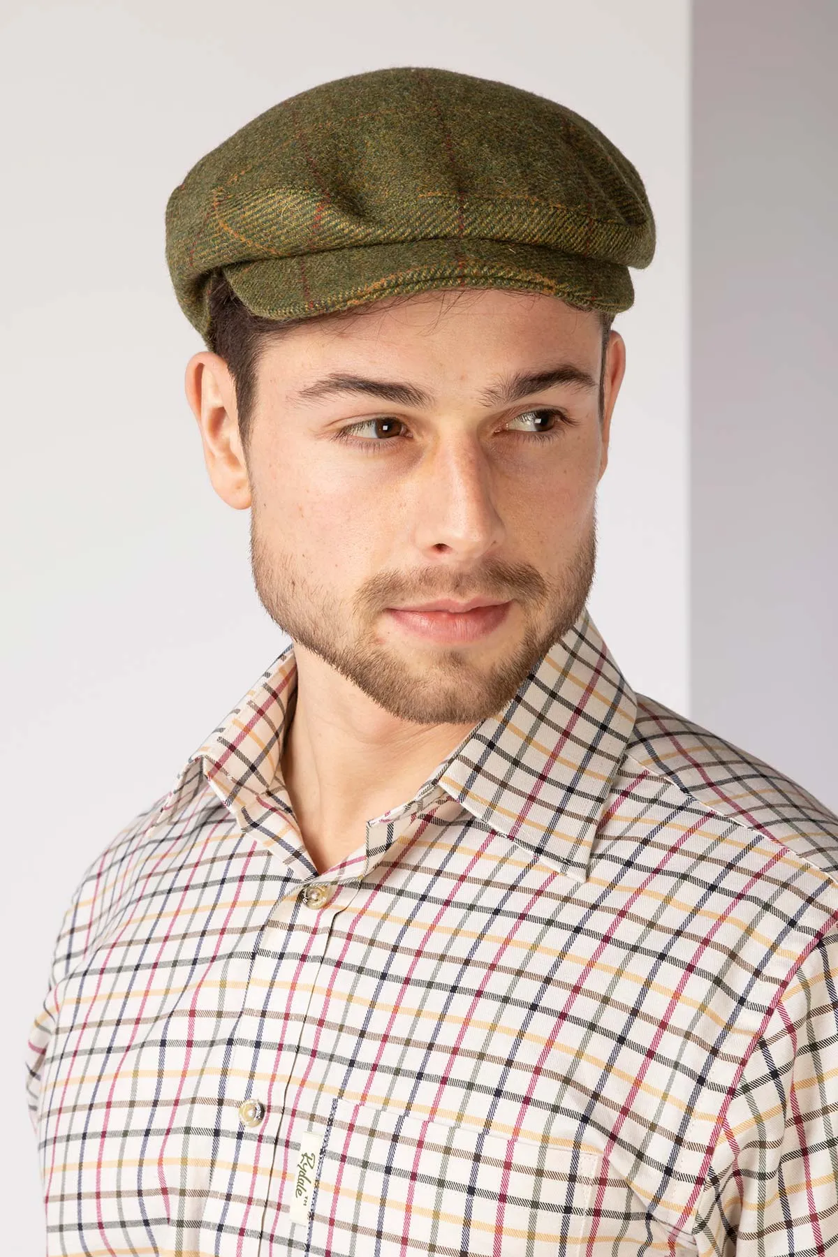 Men's Poacher Tweed Flat Cap