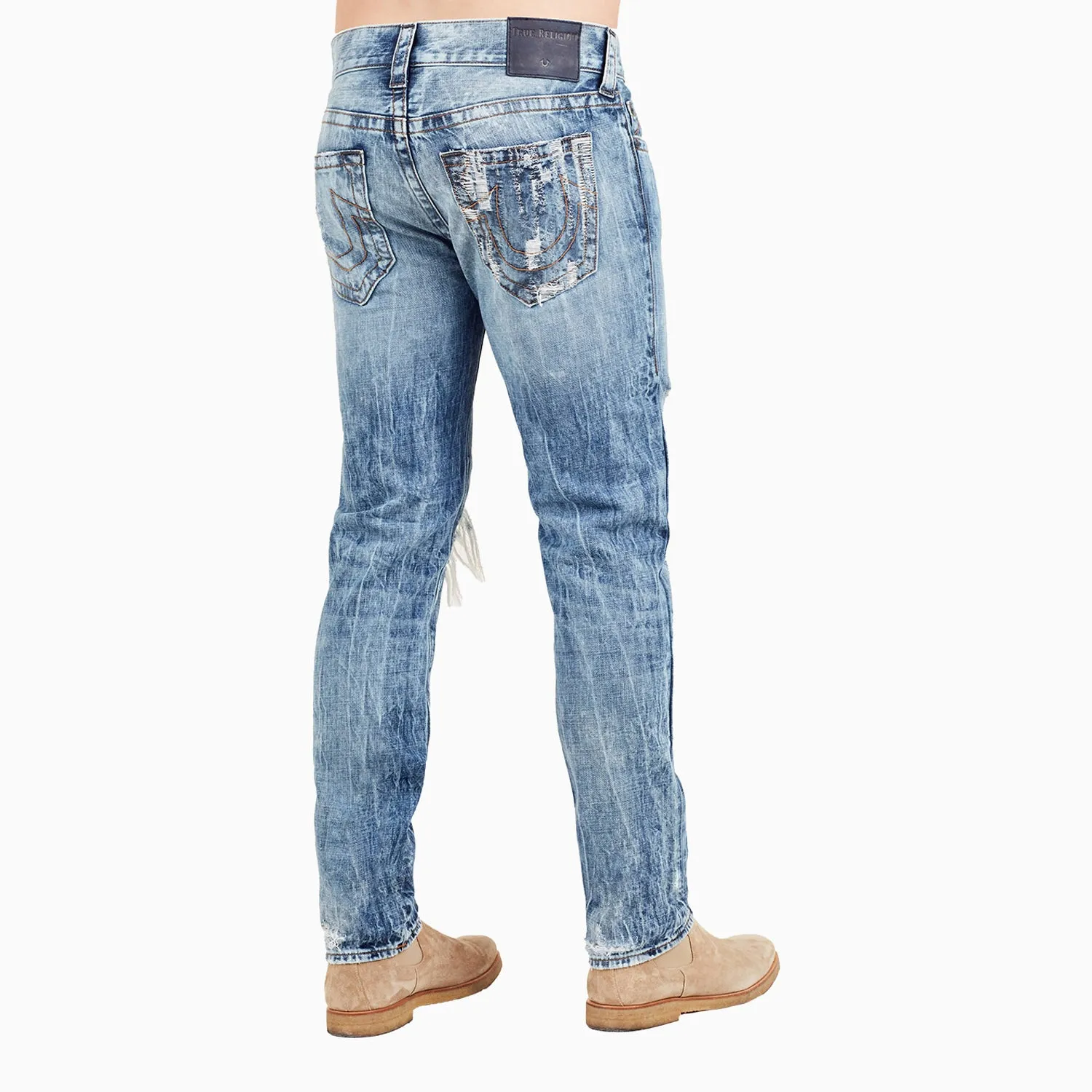 Men's Rocco Skinny Destroyed Jacquard Jean Pant