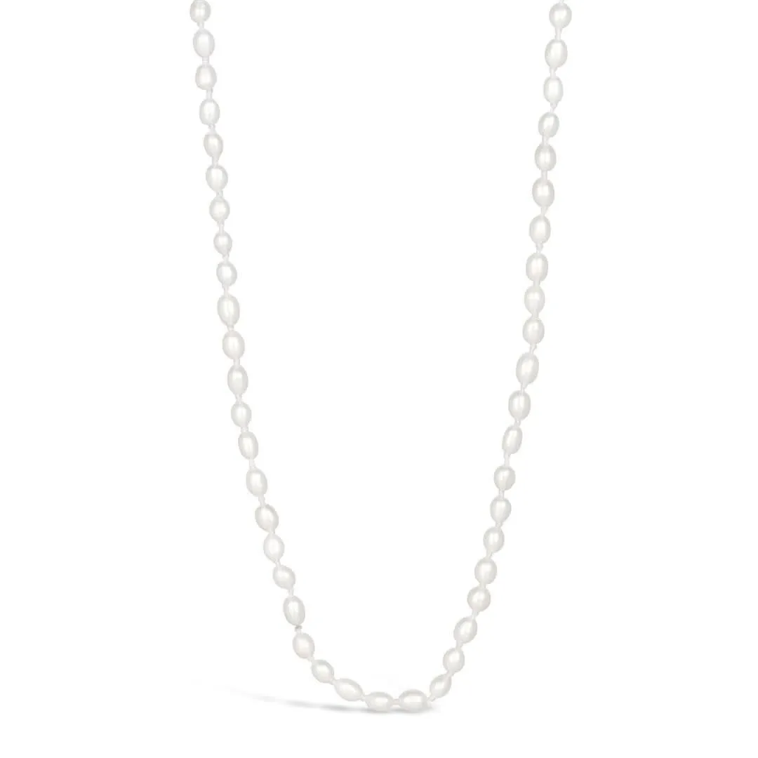 Men's Seed Pearl Necklace | Ivory