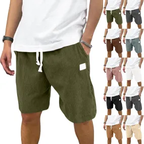 Mens Shorts Summer Baggy Lightweight Relaxed Fit Corduroy Shorts Big and Tall Beach Bermuda Short Pants with Pockets Mens Shorts Summer Baggy Lightweight Relaxed Fit Corduroy Shorts Big and Tall Beach Bermuda Short Pants with Pockets