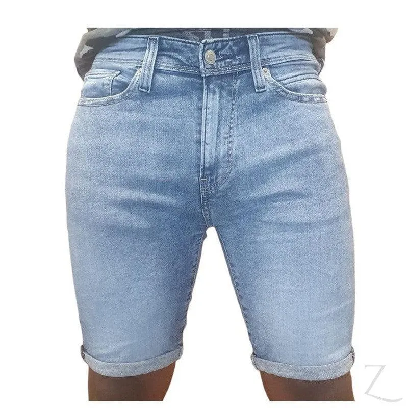 Men's Stretch Denim Shorts | Plain | "Sipho"