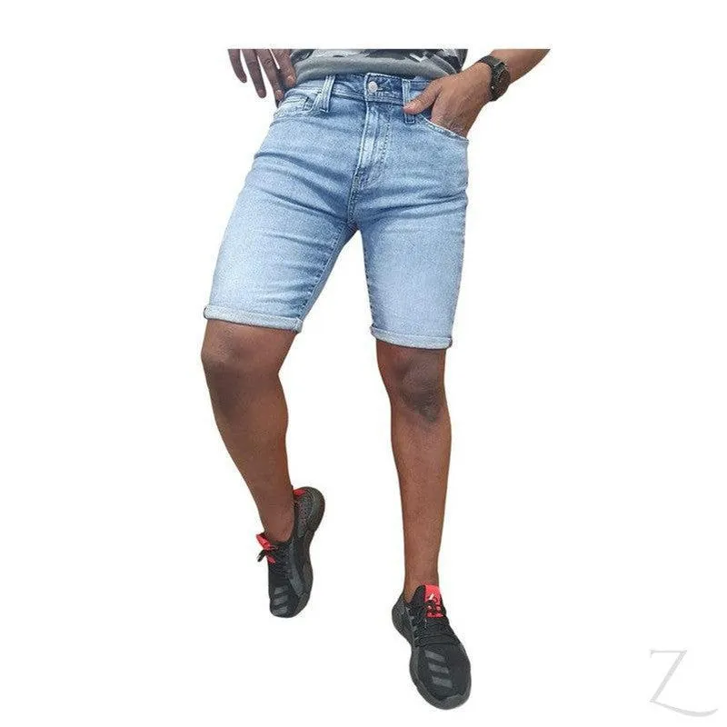 Men's Stretch Denim Shorts | Plain | "Sipho"