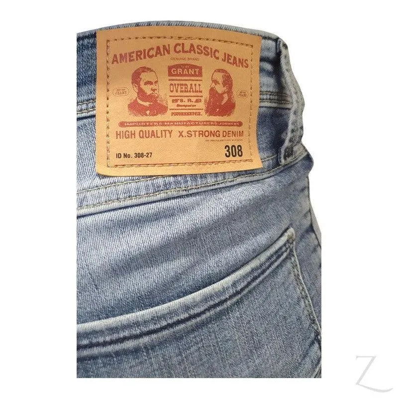 Men's Stretch Denim Shorts | Plain | "Sipho"