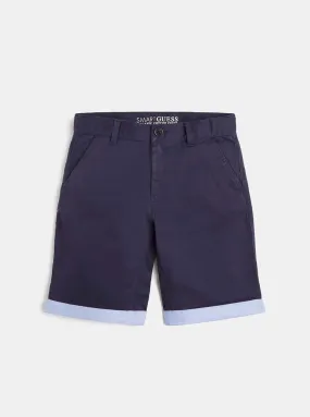 Navy Chino Shorts (7-16)