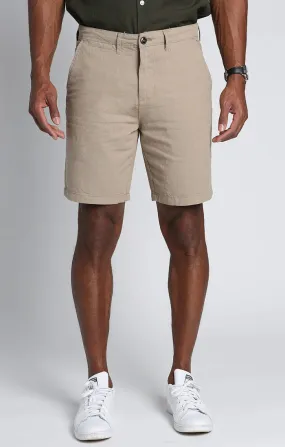 New with tags! Men's Jach's New York Tan Flat Front Chino Shorts, Sz 36 Waist! Retails $99 
