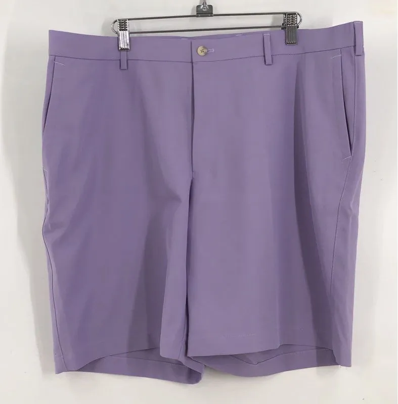 Peter Millar Men's Tan Gray Purple Wicking Chino Shorts - Size 40 Lot Of 4
