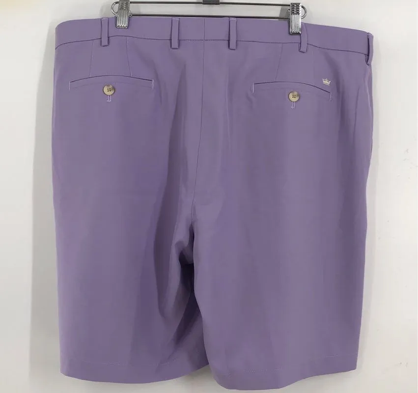 Peter Millar Men's Tan Gray Purple Wicking Chino Shorts - Size 40 Lot Of 4