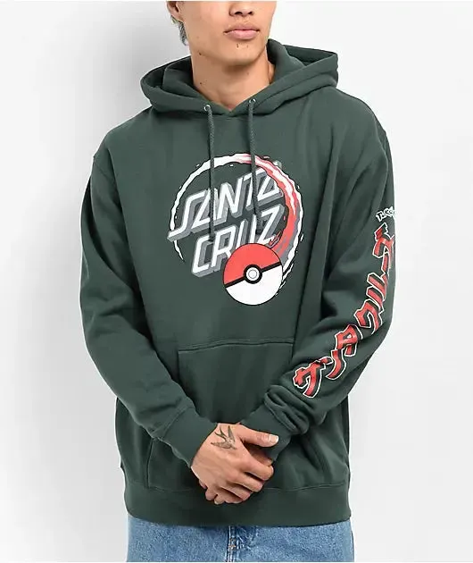 Santa Cruz Pokemon Poke Ball Dot Hoodie