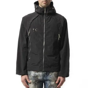 Scarred Wind Soldier Jacket in Black