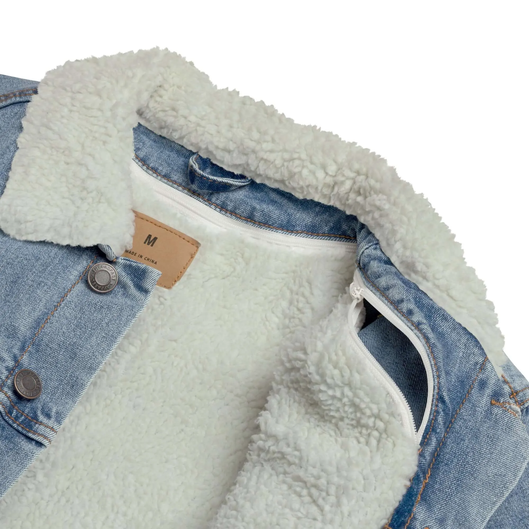 Sherpa Denim Jacket (Threadfast Apparel 372J)
