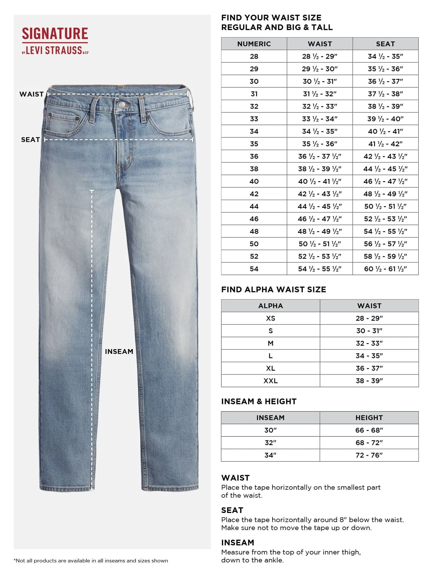 Signature by Levi Strauss & Co. Men's Bootcut Jeans
