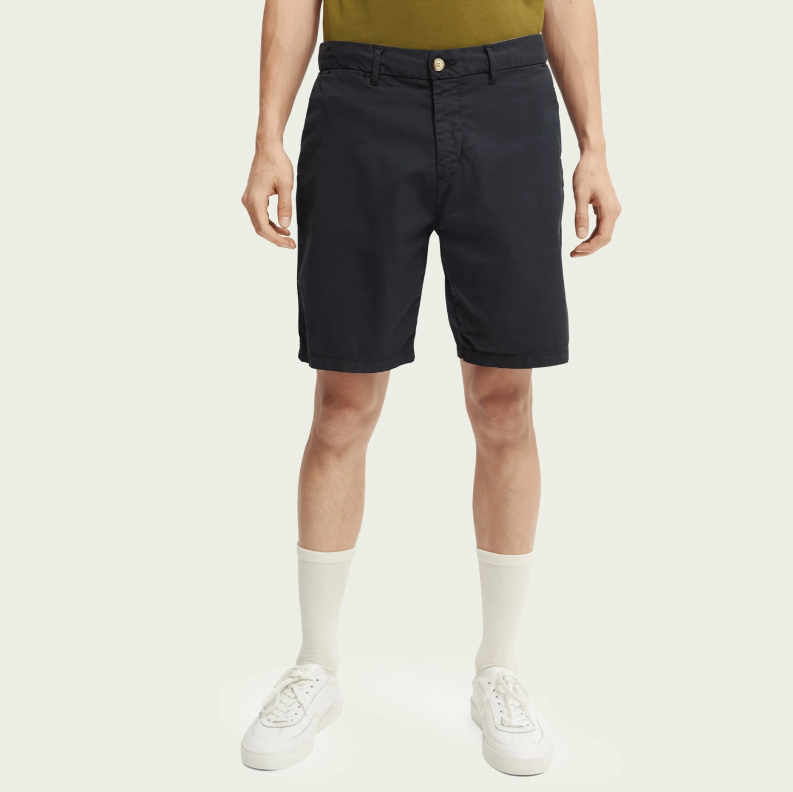Stuart Garment-Dyed Pima Cotton Short (Night)