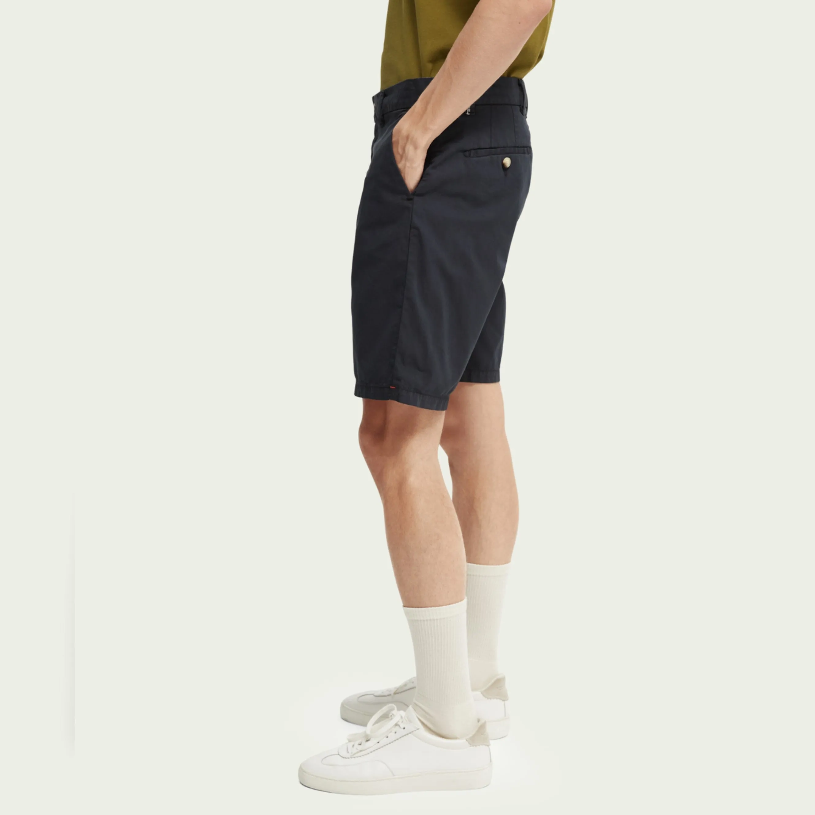 Stuart Garment-Dyed Pima Cotton Short (Night)